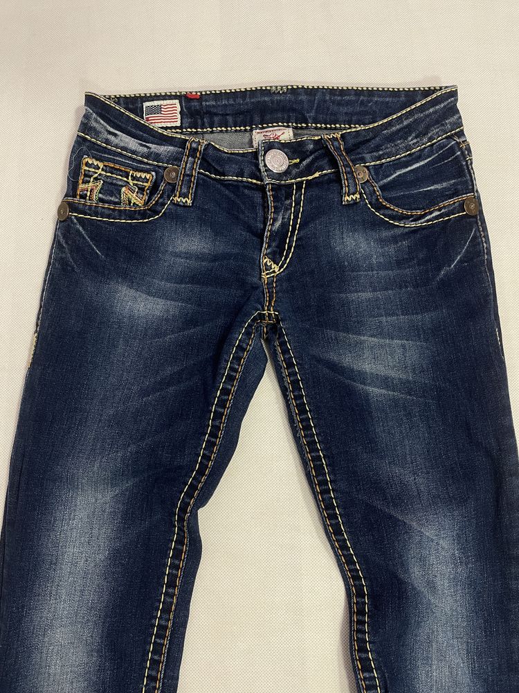 Jeansy True Religion Spodnie Jeansowe Denim Evisu