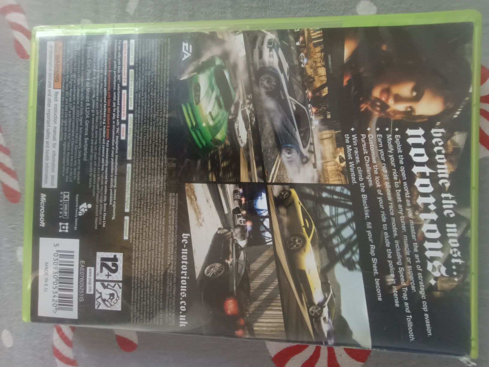 Need for speed most wanted Xbox 360