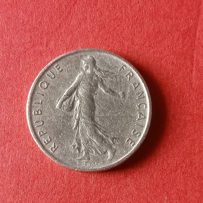 moeda 1/2 franco frances 1968