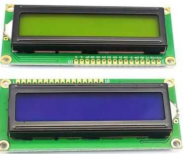 Дисплей 1602 LCD ЖК (синій/зелений) Arduino