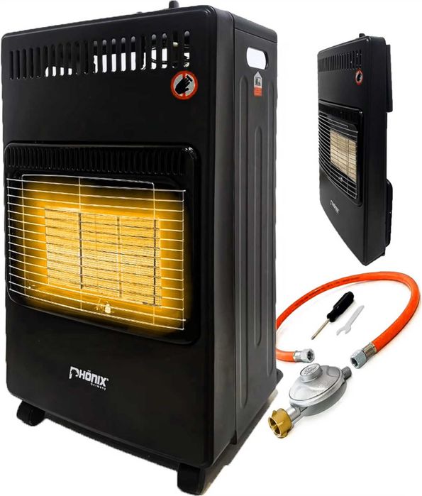 Piecyk gazowy na butle grzejnik 4,2 kW PHONIX Reduktor i wąż