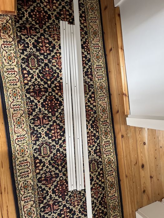 Szyna podwojna do firan z maskownicą