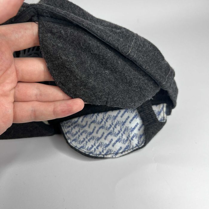 Вінтажна кепка Conte of Florence вовняна з вухами шапка Made in Italy