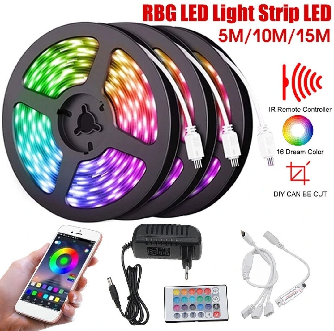 Fita led RGB 5050 SDM de  15m SELADO