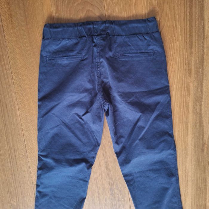 Spodnie męskie granatowe casual - materiałowe Vistula roz. 31/32