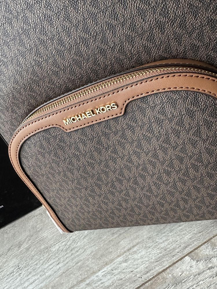 Nowy plecak Jaycee Large Michael Kors brown monogram