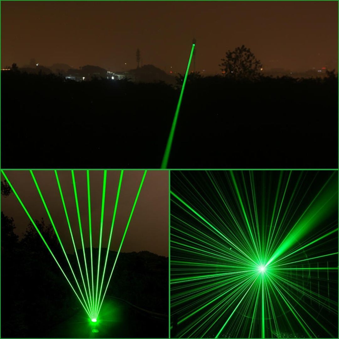 Laser Zielony Usb Mocny Wskaźnik Moc 50000Mw 100Km