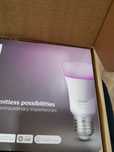 Lâmpada Inteligente PHILIPS HUE - E27, Branco e cor [Nova em caixa]