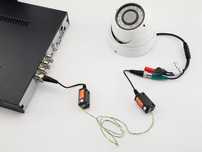 Balun de Vídeo Passivo para Câmeras de Segurança CCTV * 8MP * HD