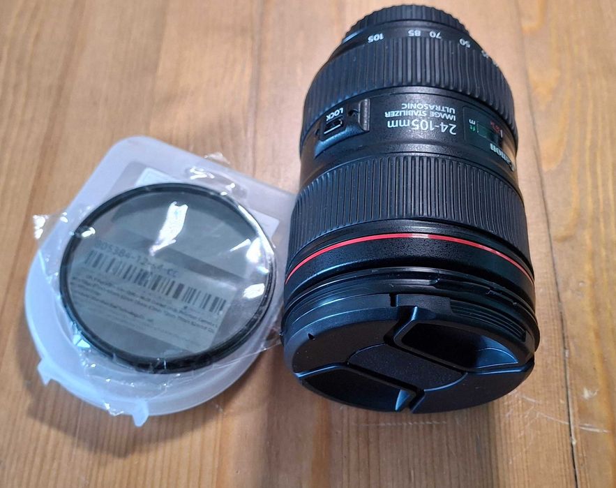 Canon EF 24-105mm f/4L IS II USM w pełni sprawny + Filtr
