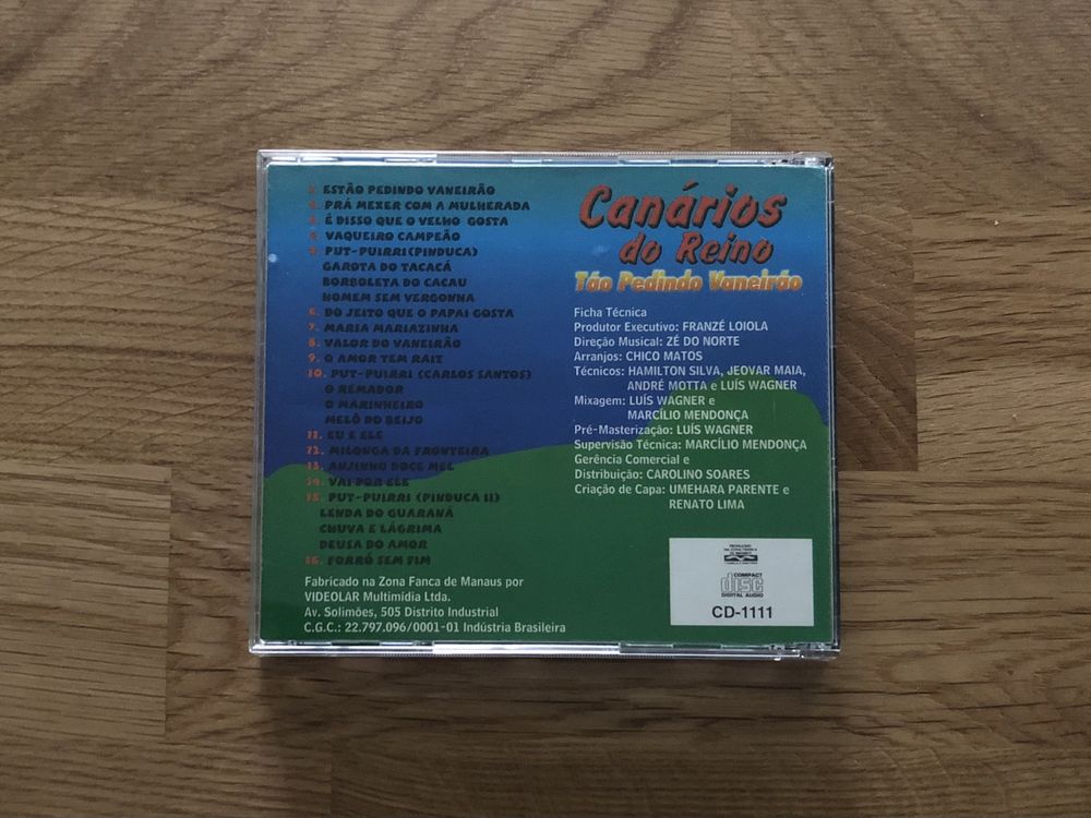 CD Canários do Reino - Tão Pedindo Vaneirão