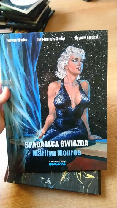 Komiks Biografia Marilyn Monroe Spadająca Gwiazda