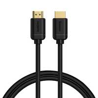 Baseus kabel przewód HDMI 2.0 4K 60 Hz 3D HDR 18 Gbps 1m czarny