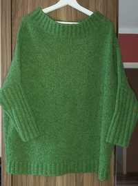 Cocomore sweter piękna zieleń oversize