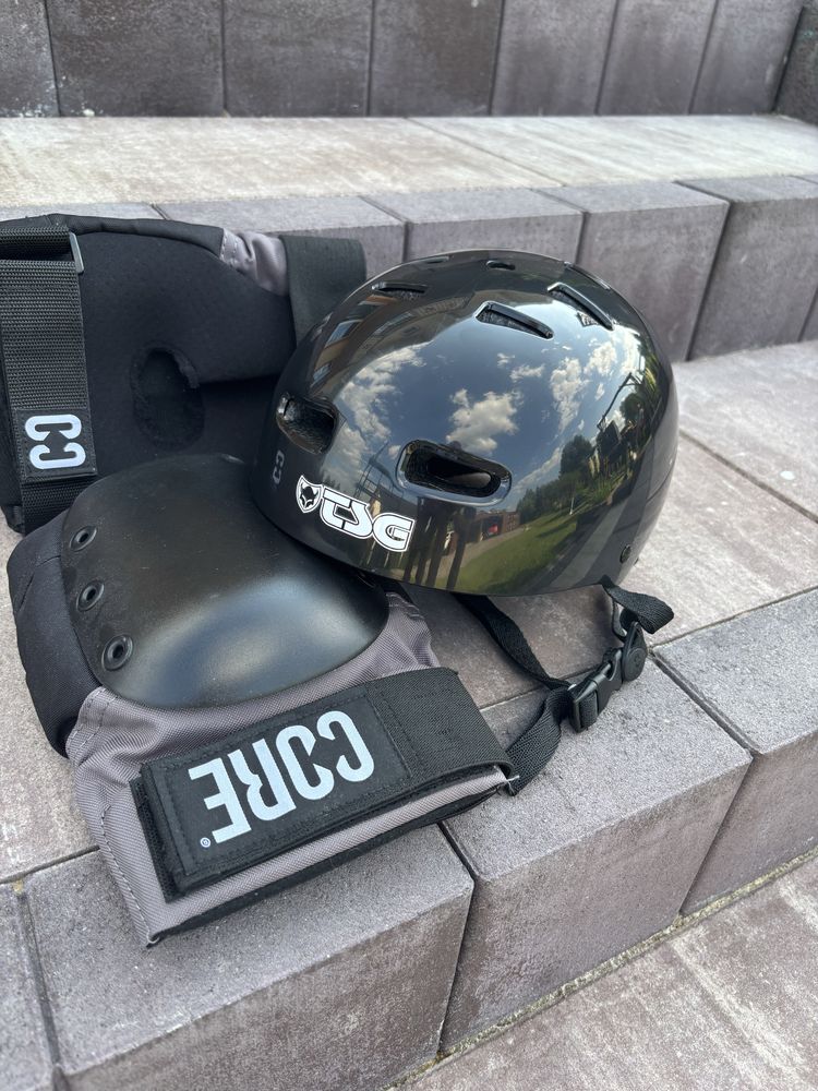 Kask TSG ochraniacze Core skate