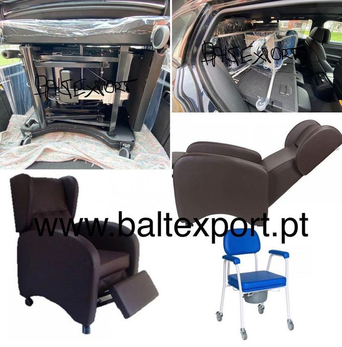 Cadeirão Manual Reclinável Hospitalar Relax Geriátrico Idosos NOVO