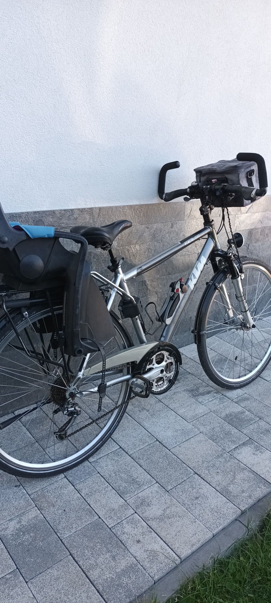 Rower Trekingowy  KTM Veneto28 cali z siedzonkiem dla dziecka
