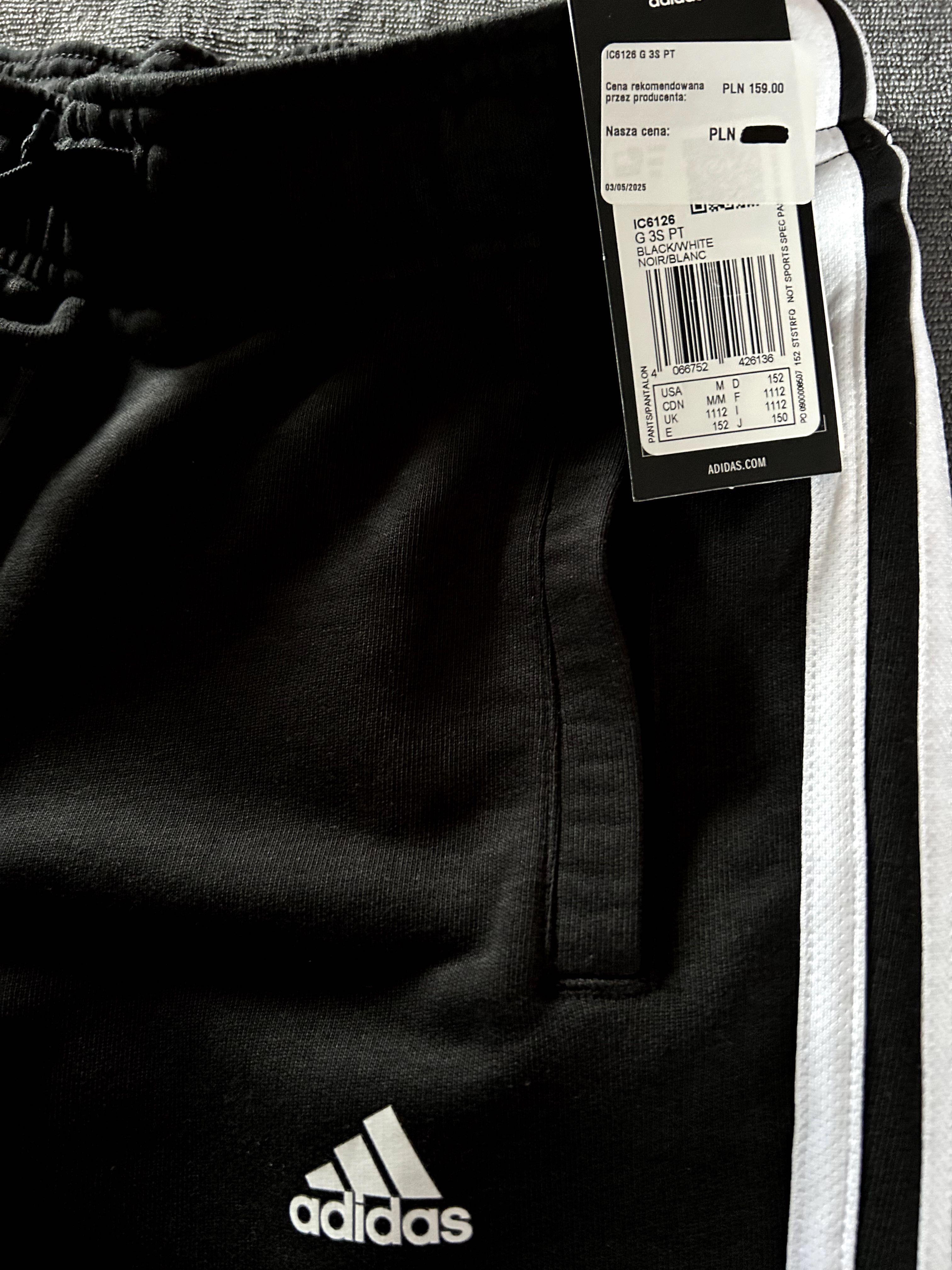 Spodnie dresowe Adidas roz 152