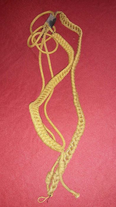 Аксельбант металлизированный