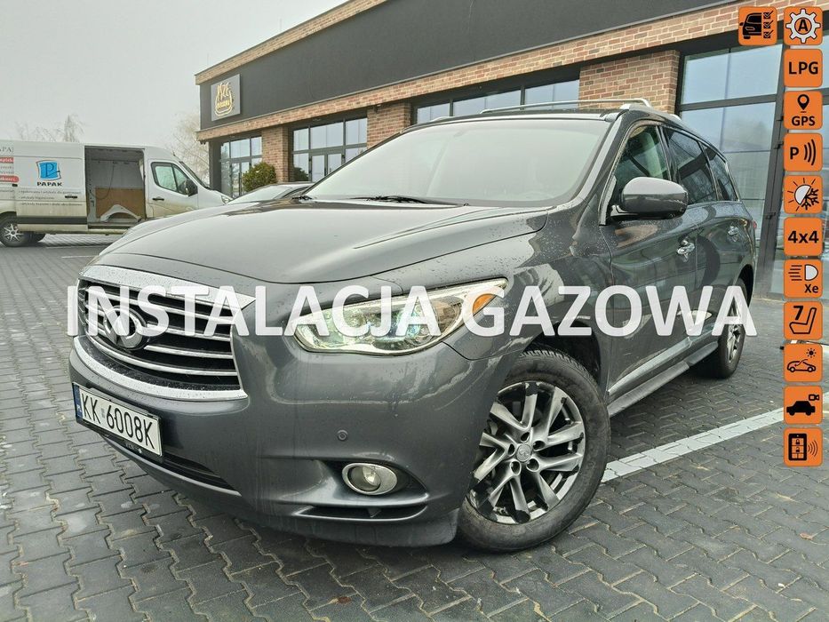Infiniti QX60 3.5V6GAZ*4x4*Niskiprzebieg*Bogate wyposażenie