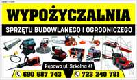 Wypożyczalnia sprzętu budowlanego i ogrodniczego Pępowo