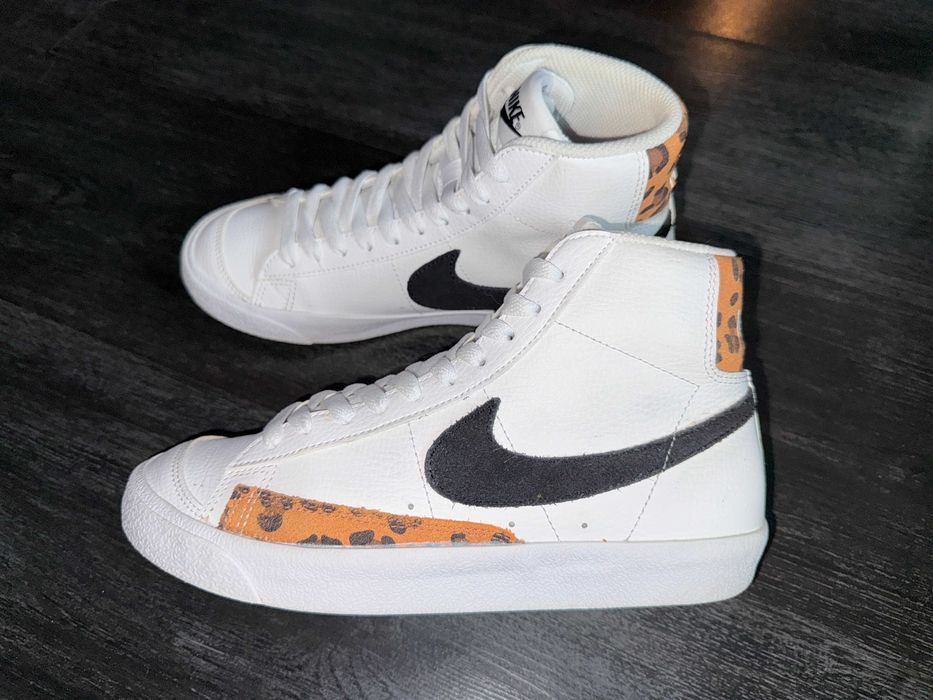 Шкіряні кеди, кросівки nike blazer mid 77 оригінал, р-р 38 уст 24,5 см