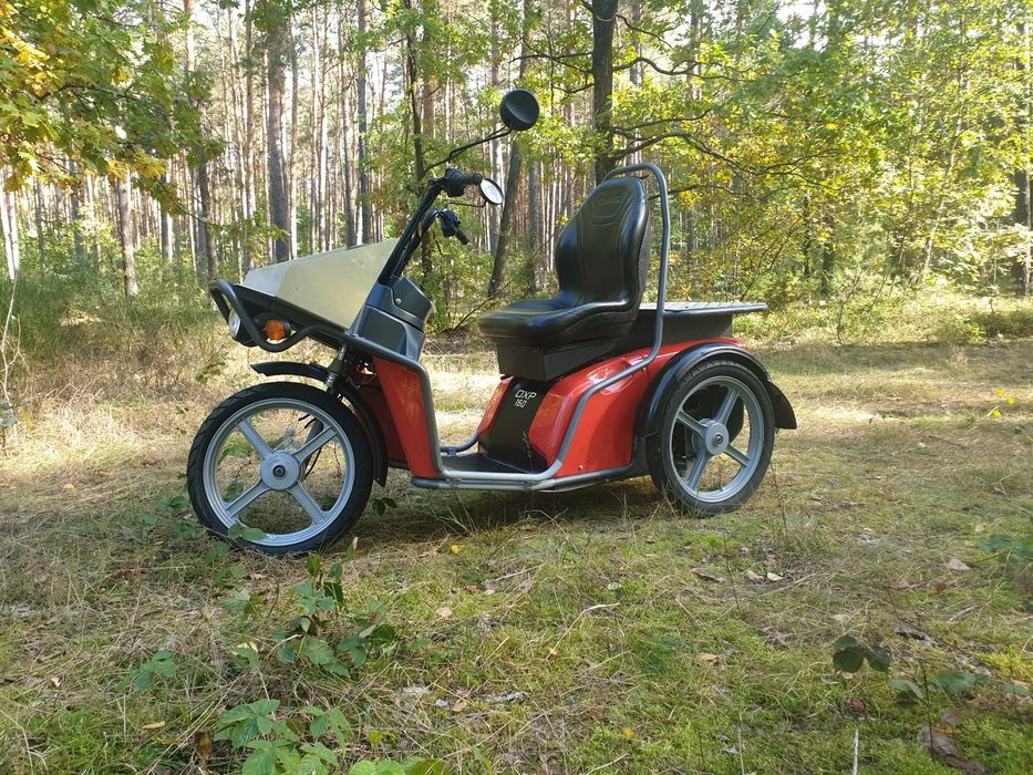 Trójkołowiec   Pojazd skuter elektryczny Kyburz DXP 50km/h  hak 200kg