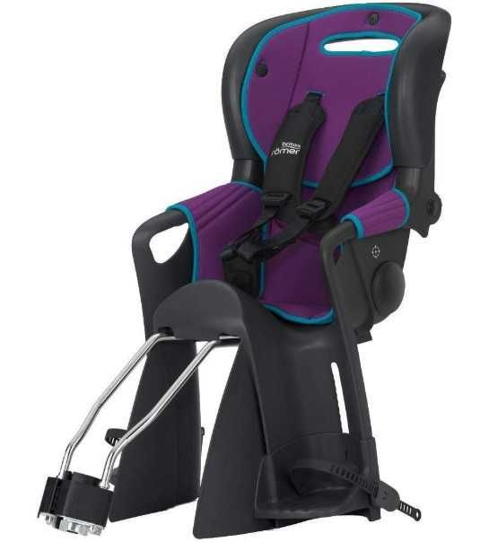Britax Romer Jockey Comfort fotelik rowerowy 9-22 kg turkus fiolet