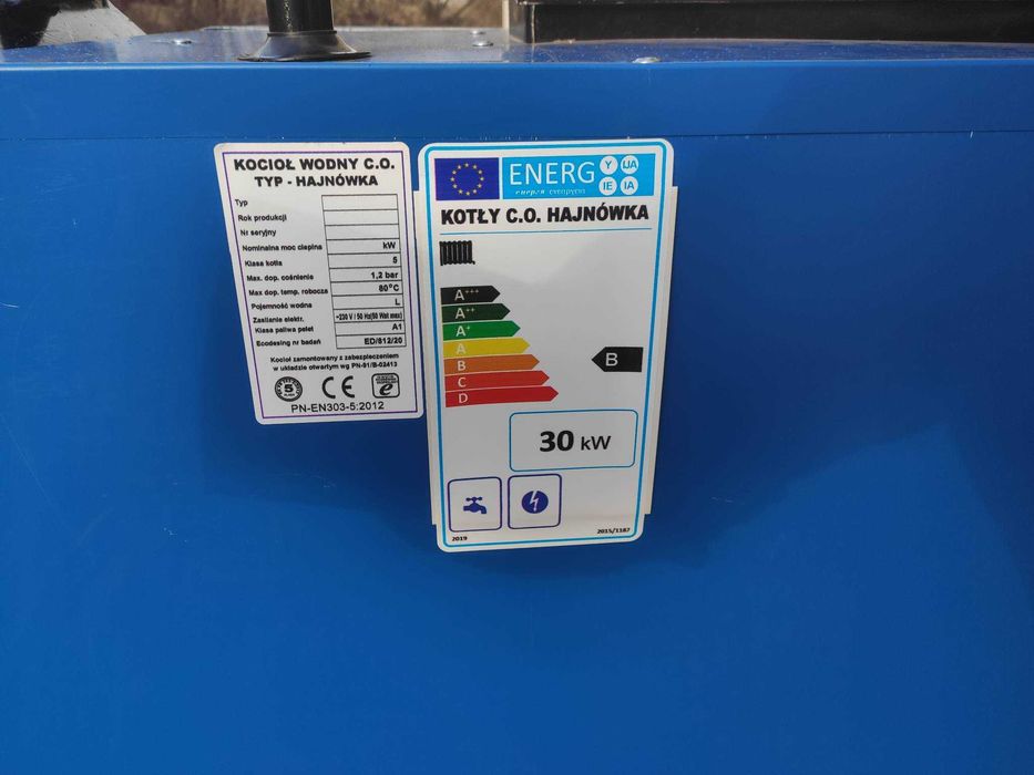 Kocioł piec 30 kw do 250-300 m2 typ Hajnówka