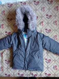 Зимняя финская куртка на мальчика на  рост 122 см