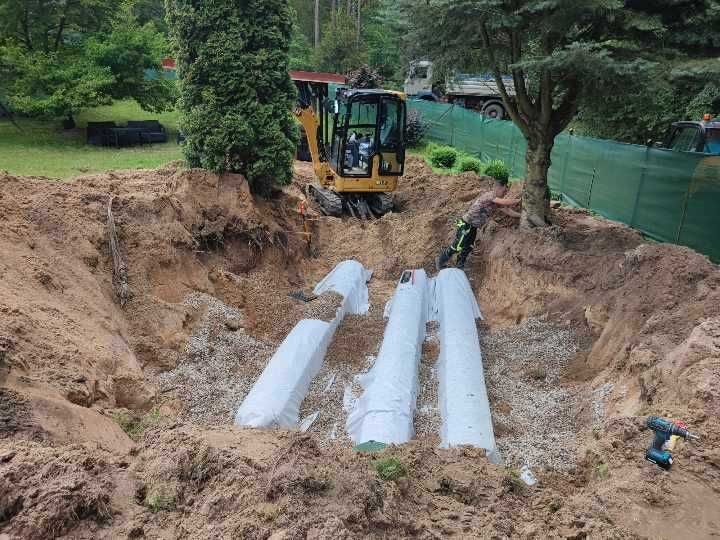 Minikoparka, wywrotka-traktor, glebogryzarka, mulczer, orka kultywator