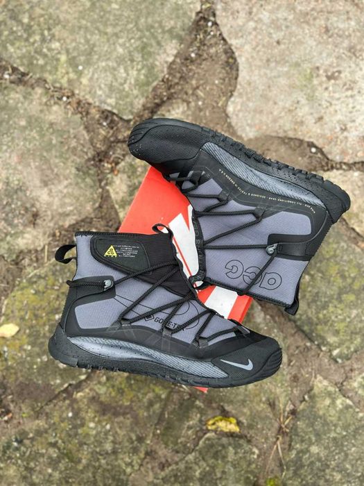 SALE! Nike ACG Air Terra Antarktik Fur (Gore-Tex) Black/Grey 36-46 асг