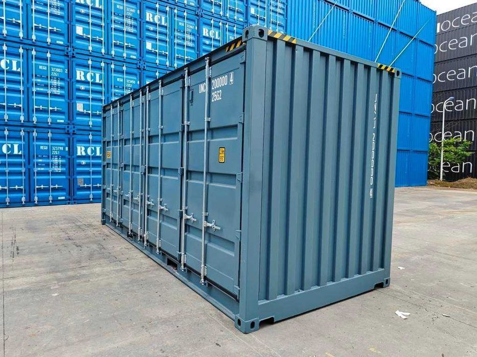 Kontener morski magazynowy OPEN SIDE 20 DV OS i 20 HC OS – TS-CONT