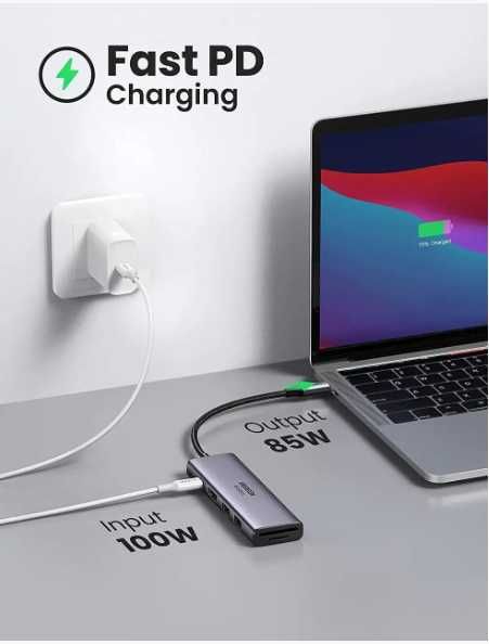 USB-хаб UGREEN адаптер концентратор Micro SD, SD, HDMI, USB 3.0 Type-C