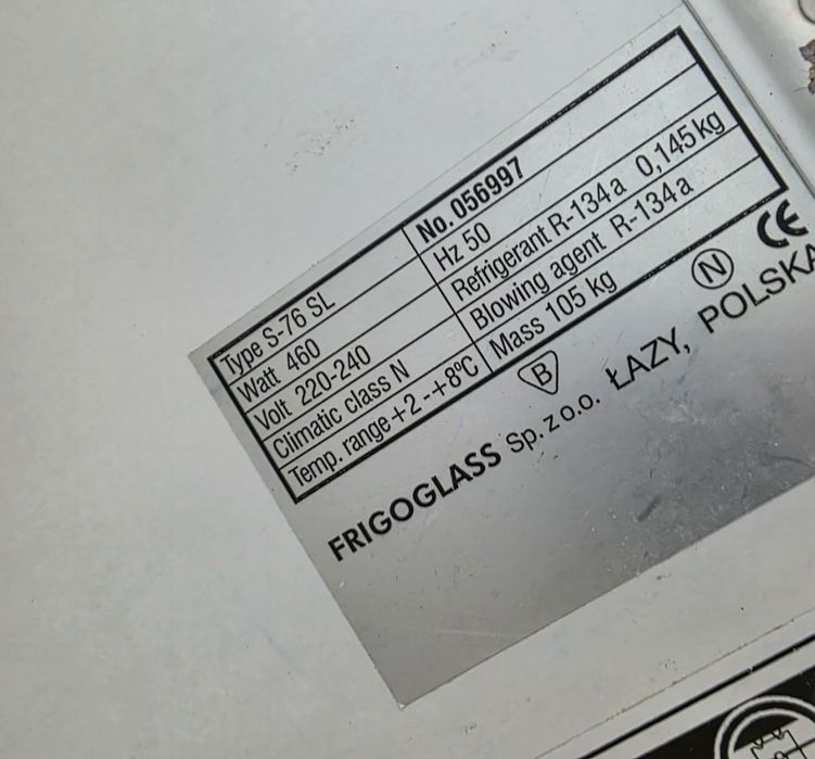 Lodówka chłodnicza FRIGOGLASS witruna chlodnicza – sprawna