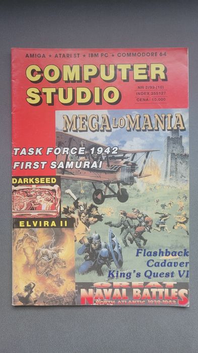Czasopismo Computer Studio 10 (2/93)