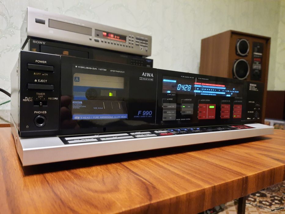 Кассетная дека Aiwa ad-f990 Идеал!