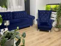 KOMOLET sofa+fotel+puf