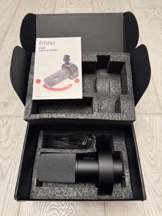 Новий Динамічний Мікрофон Fifine K688 + Пантограф Fifine Ampligame A8