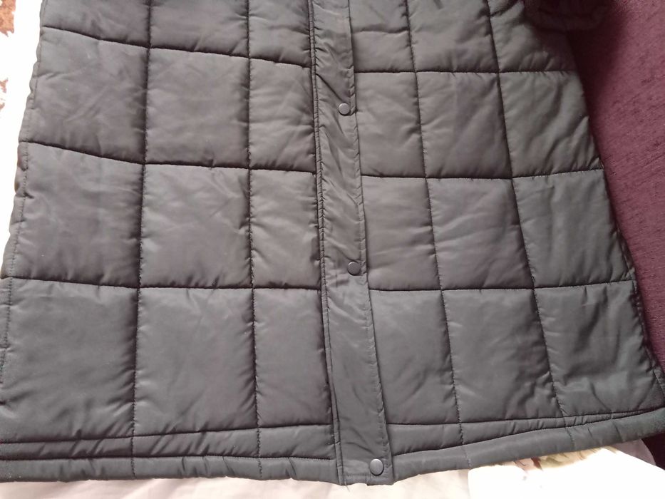 Kurtka -płaszcz, czarna, rozmiar 2XL, Shein