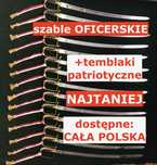 Szable do szpaleru ślubnego+temblaki PATRIOTYCZNE wysylka gratis