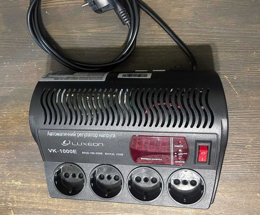 Luxeon vk-1000e стабілізатор мережевий котел холодильник