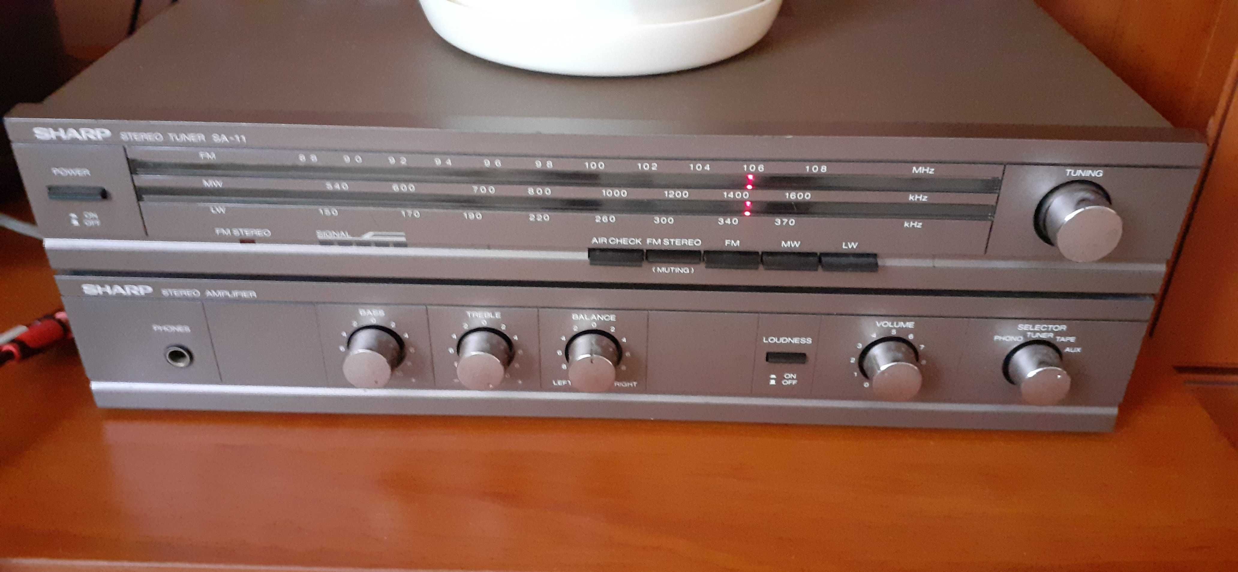 ampli tuner SHARP SA-11+kolumny