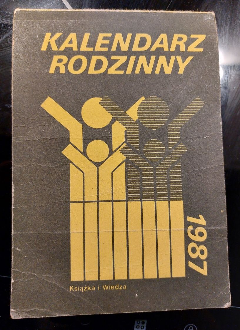 Kalendarz zdzieralny z 1987 r - wersja rodzinna