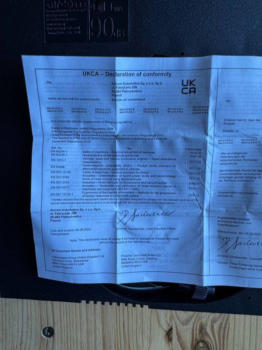 Насос та герметик комплект від Audi Q8 4L0.012.615.A