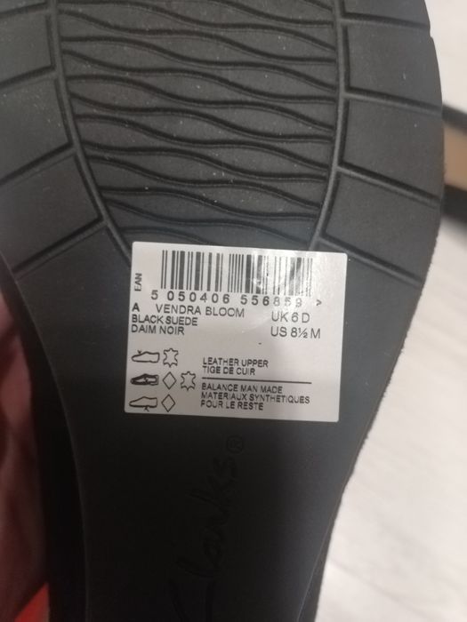 Туфлі нові замшеві Clarks