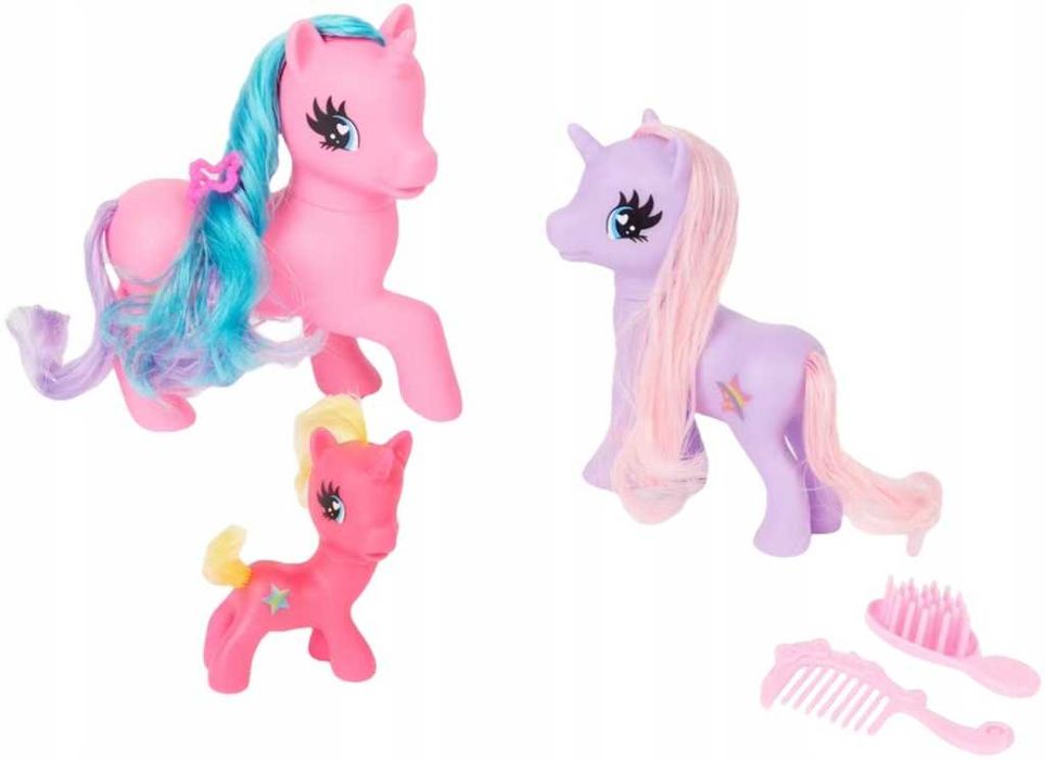 Jednorożec Unicorn Maskotka Konie do Czesania ZABAWKA KUCYK FIGURKI