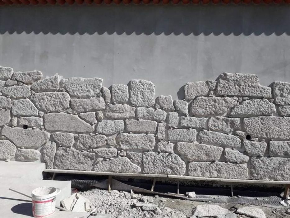 Vários tipos de pedra antiga