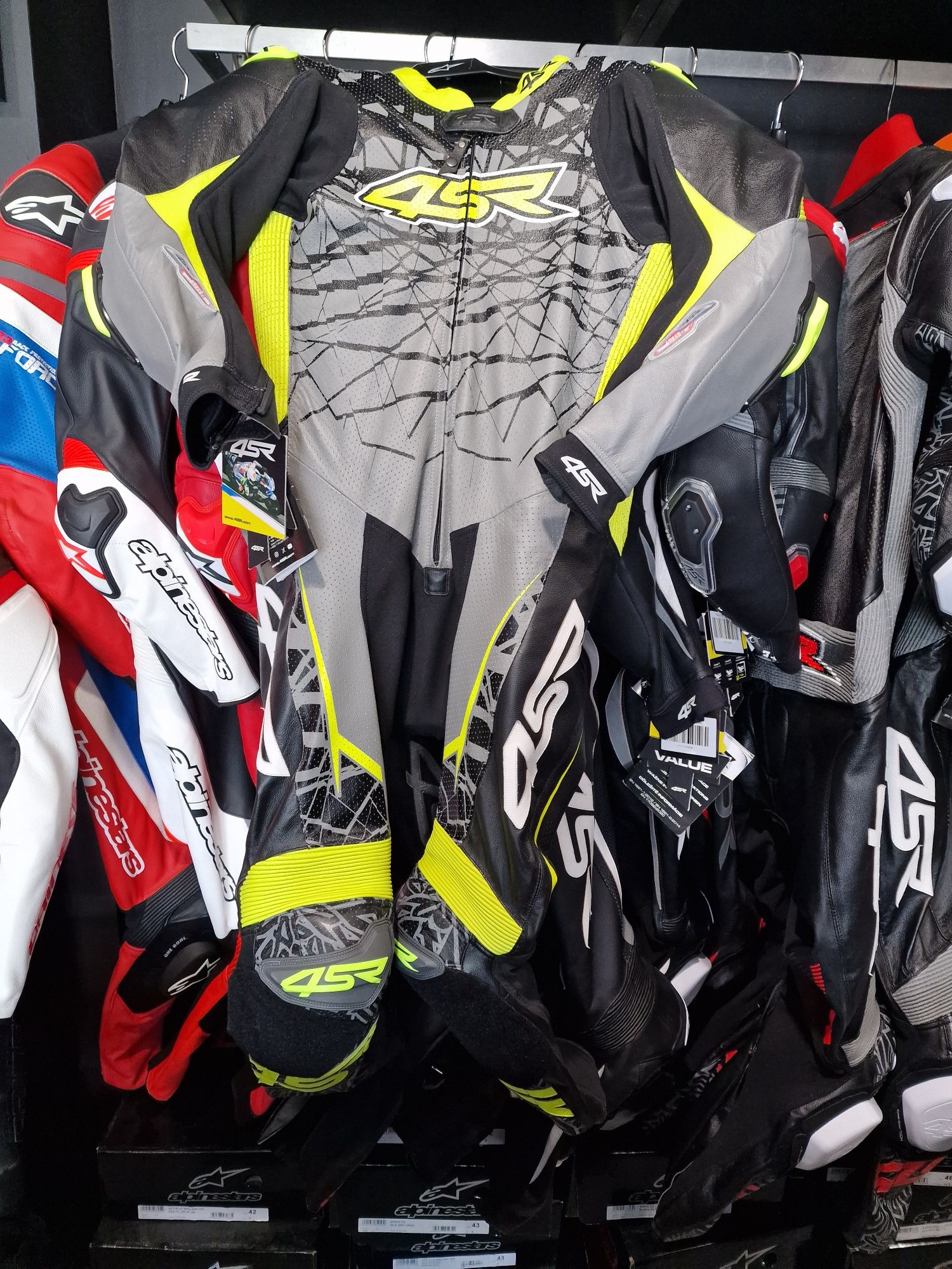 kombinezon 4SR RACING ULTRA LIGHT GREY AR  rozmiar - 48,50,52,54,56,58