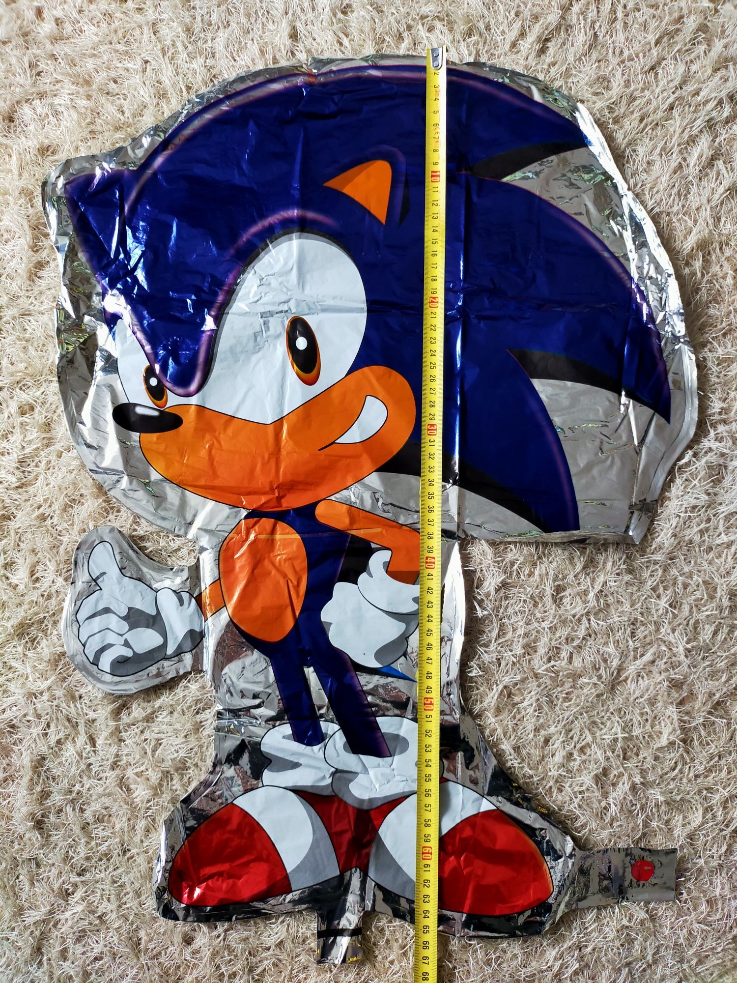 Balony na hel powietrze urodziny komplet 6 sztuk Sonic
